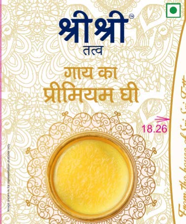 Sri Sri TATTVA shuddhta ka naam Sri Sri Tattva Premium Cow Ghee For Better Digestion&Immunity 1 Litre
