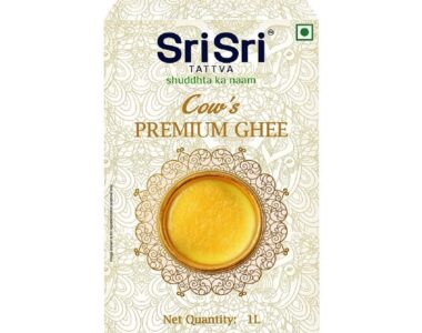 Sri Sri TATTVA shuddhta ka naam Sri Sri Tattva Premium Cow Ghee For Better Digestion&Immunity 1 Litre